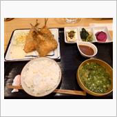 渡辺通りでアジフライランチ　 ...