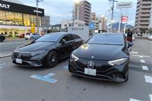 メルセデス・ベンツ EQE350+を無事に返却できました。