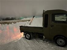 排雪日記2日目　延べ3往復