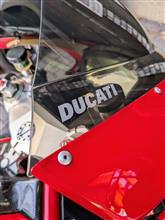 DUCATI 848拭き上げました。