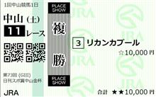 一年の計は金杯にあり 一年の計は金杯にあり