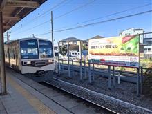 電車で西新井大師へ