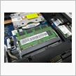 古い規格の4GBメモリを移植