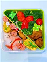 娘のお弁当は「めで鯛」キャラ弁を作りました