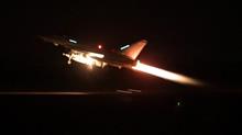 英国のフーシ派攻撃参加は4機の戦闘機だけだった
