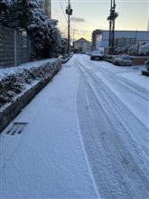 山に行かなくても、雪が積もってくれた