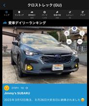 クロスト君は納車から149日連チャンでデイリーランキング🥇🙇ゲッツ👉