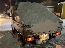 排雪日記10日目　延べ19往復