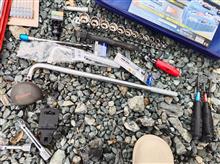 バス用に工具を揃えて載せとく