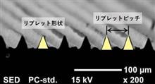 リブレット塗膜と空気抵抗