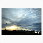 穏やかな日曜日の夕暮れ