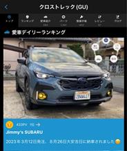 クロスト君は納車から6ヵ月👀157日連チャンでデイリーランキング🥇🙇ゲッツ👉