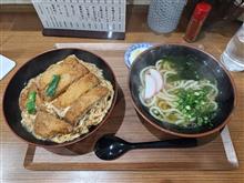 高宮でカツ丼ディナー　こまどりうどん