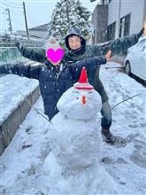 降りましたね〜⛄️