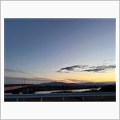 夕方に早足