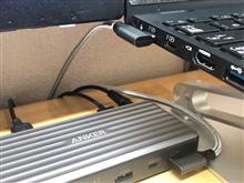 USB-C L字-L字ケーブルに交換したよ