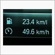 昼間も走って　23.4km/l
