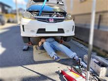 政さん宅へ突撃！政カーの車検戻し助手