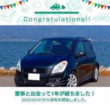 愛車と出会って１年！（スプラッシュ） 