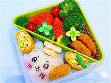 本日の娘のお弁当は、ちいかわキャラ弁を作りました