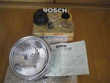 昭和 当時物 新品 未使用 箱入り BOSCH ボッシュ H4 ハロゲン ヘッドランプ BHL-MC13 スズキ GS400 GS400L RG250 RG250E GSX400E GSX250E　