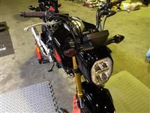 楽しいバイクいじり 電装完了！ (USB電源・油温計) @ グロム(JC92)
