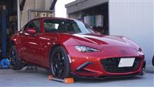 ドライカーボン製リアバンパー3Dダクト取り付け🎶🚗