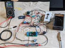 改良後電気系を繋いで試してみる