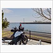 東京湾近くの公園でプチ珈琲ツ ...
