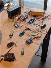 送風機を連動させ、トリガーをリモコン化する