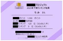 ●●プロジェクトで表彰されたよ