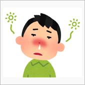 鼻水が、、