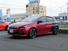 快適に乗るには...プジョー308GTI タイヤ交換＋TEXAエアコンクリーニング