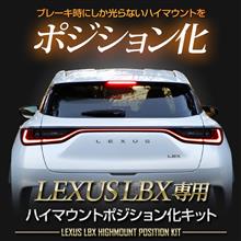 LEXUS LBX　ハイマウントポジション化キット