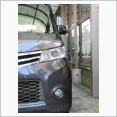 頑張って洗車【ルークス】