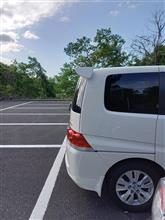 ステップワゴン無限リアスポイラー取付