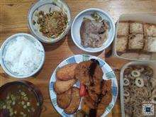 食べ残し半額を掃除する極貧晩ご飯・・・