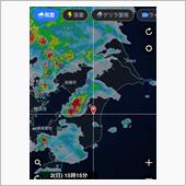 😱やばそうな雨雲がところど ...