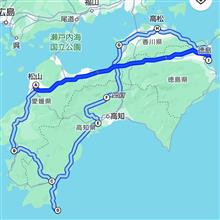 四国ツーリング2024.3.19.有明〜船中泊