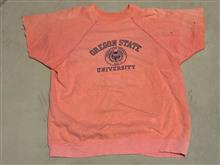 70s Collegiate Pacific カットオフ半袖スウェット