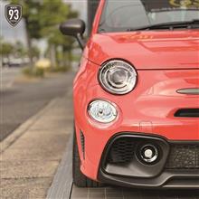 FIAT500、ABARTH595,695シリーズ5以降モデル専用LEDデイライトキットのNEWバルブテスト。