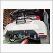 ＧＲヤリス ２号車走行後点検を！