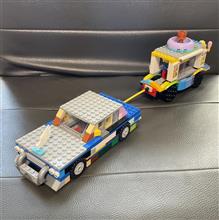 レゴ魔改造wのダットサン510とアイスクリームワゴンです♪