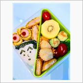 本日の娘のお弁当は、お父さん ...