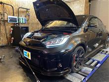 ＧＲヤリス ほぼ新車をパワーチェック！