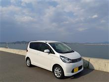 ekワゴンを洗車後に気晴らしドライブ