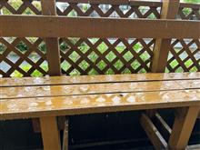 強い雨が降ってきた