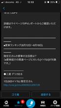 1位になりました！