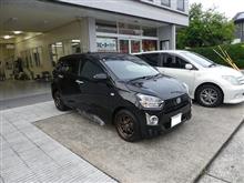 ダイハツ ミライースにソニックデザインの取付です。