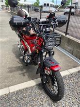 ハンターカブ 洗車と【CCウォーターゴールド】施工 その３